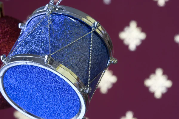Рождественский барабан фон (избирательный и мягкий фокус ) — стоковое фото