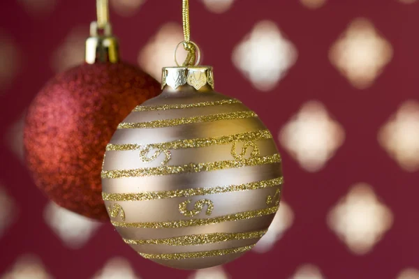 Noel topu arka plan (seçici ve yumuşak odak) — Stok fotoğraf
