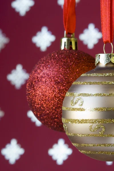 Christmas ball background (selective a soft focus) — Stock Photo, Image