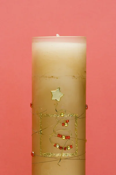 Christmas Candle — Stock Photo, Image