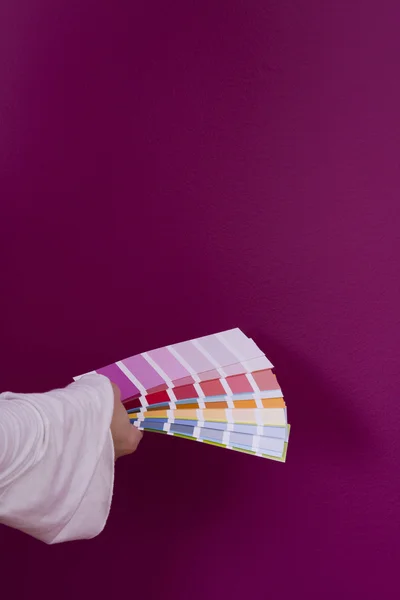 Renk seçmeseleccionar el color — Stok fotoğraf