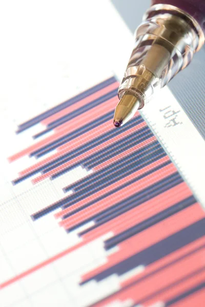 Gráficos de dados — Fotografia de Stock