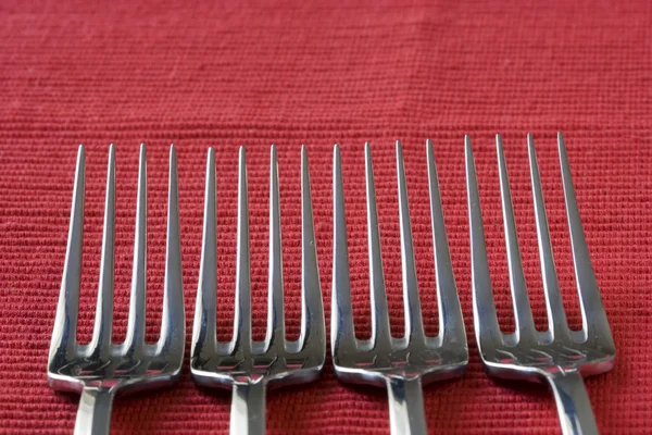 Fork perspective — Stock Photo, Image