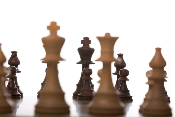 Piese de șah — Fotografie, imagine de stoc