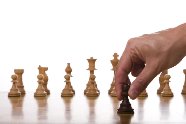 The pawn move — Stock Photo, Image