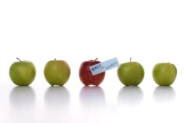 Apples for school — Stock Photo, Image