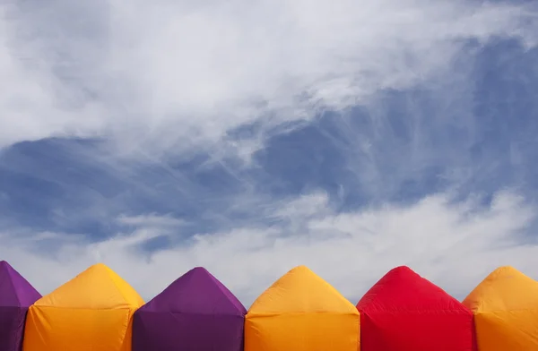 Kleurrijke tenten — Stockfoto