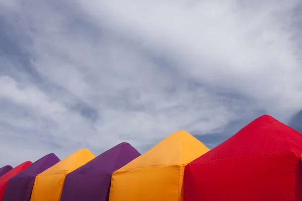 Tendas coloridas — Fotografia de Stock