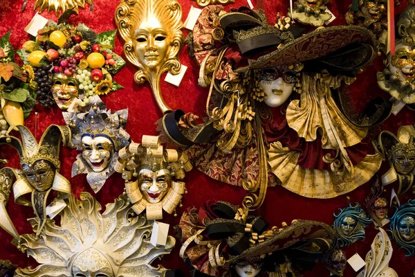 Máscaras Veneza — Fotografia de Stock