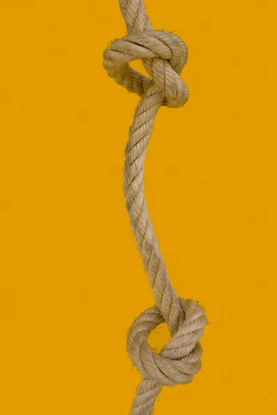 Két kötél csomó — Stock Fotó