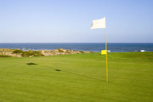 Zielone pole golfowe — Zdjęcie stockowe
