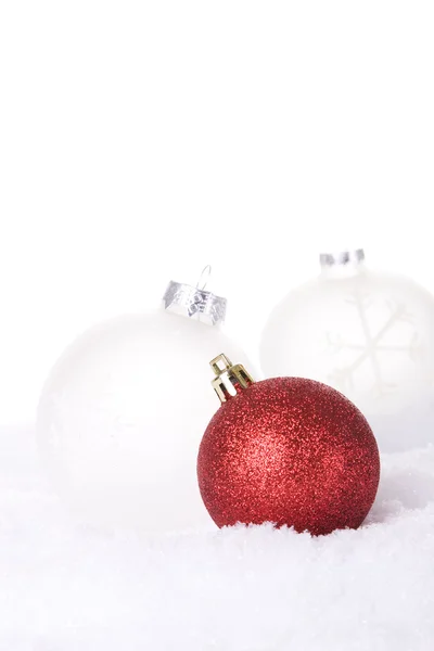 Kerstmis witte achtergrond — Stockfoto