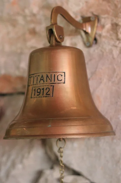 タイタニック号の鐘 — ストック写真