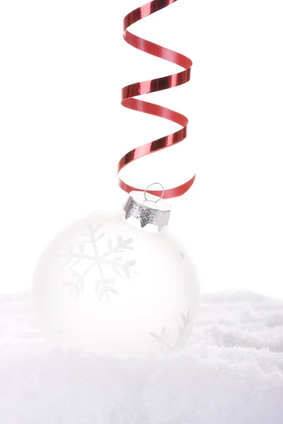 Natale sfondo bianco — Foto Stock