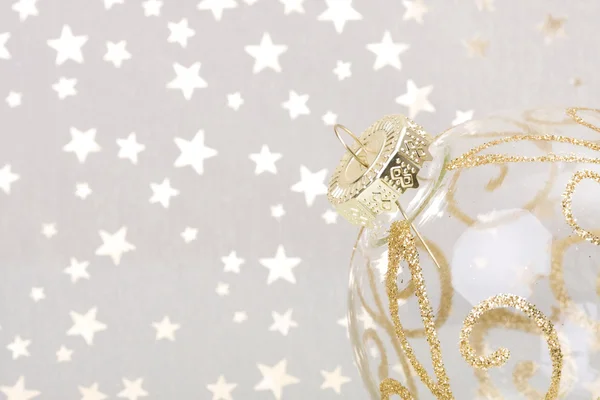 Christmas golden background — Stock Photo, Image