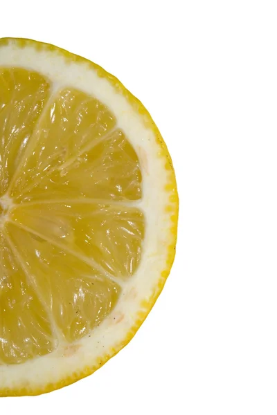 stock image Half lemon on white