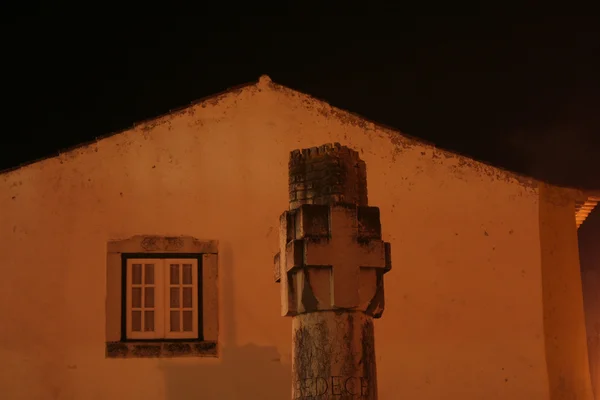 Óbidos w nocy — Zdjęcie stockowe