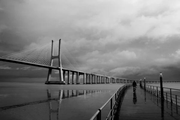 Міст Васко да Гама — стокове фото