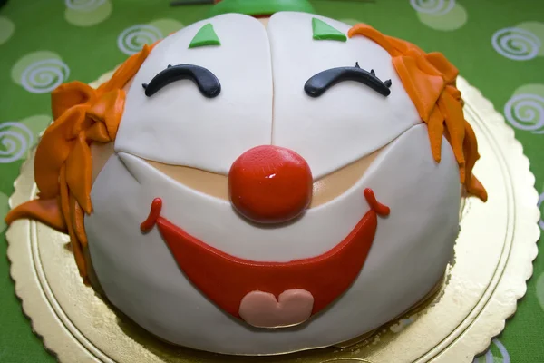 Ciasto clown — Zdjęcie stockowe