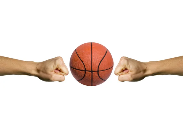 Rozbíjení basketbal — Stock fotografie
