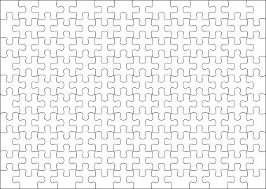 Puzzle Background Template 14x10 clipart