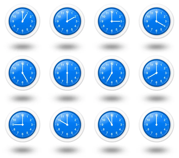 Time Zone Clocks — Stock Photo, Image
