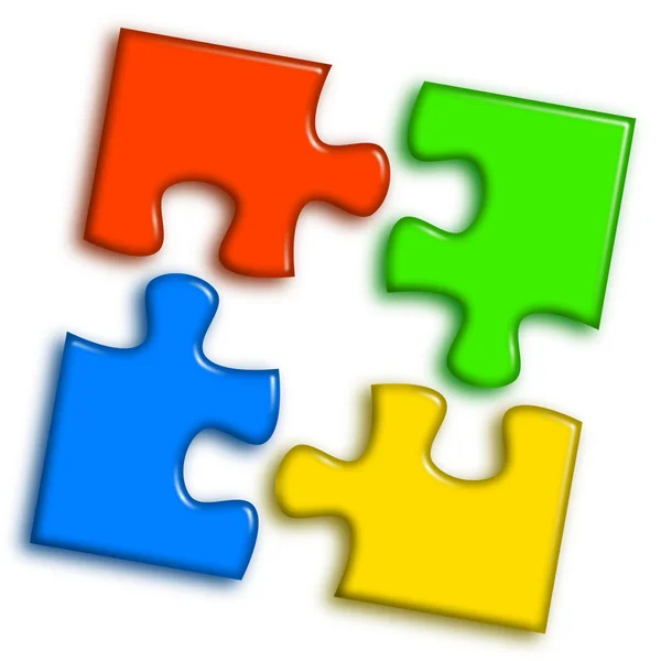 Logo Puzzle 2 — Stockfoto