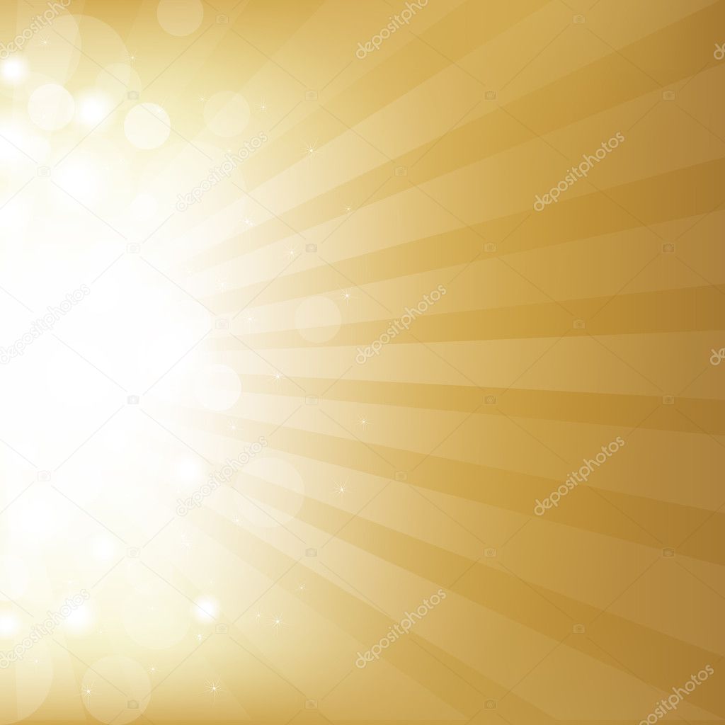 Gold Background With Star