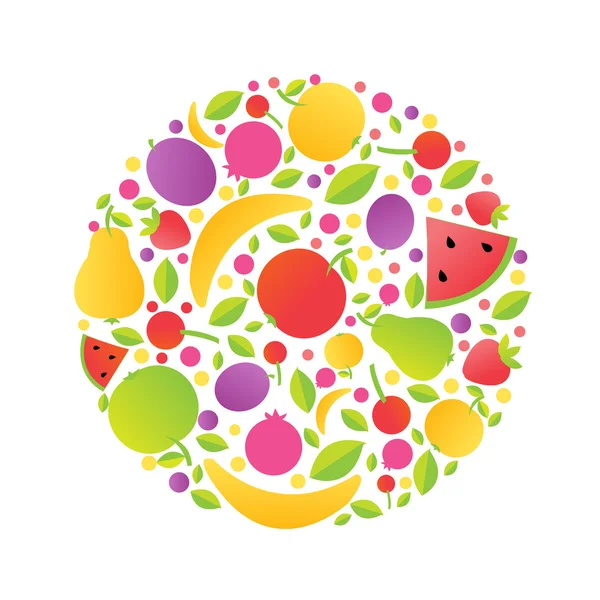 Esfera de fruta — Archivo Imágenes Vectoriales