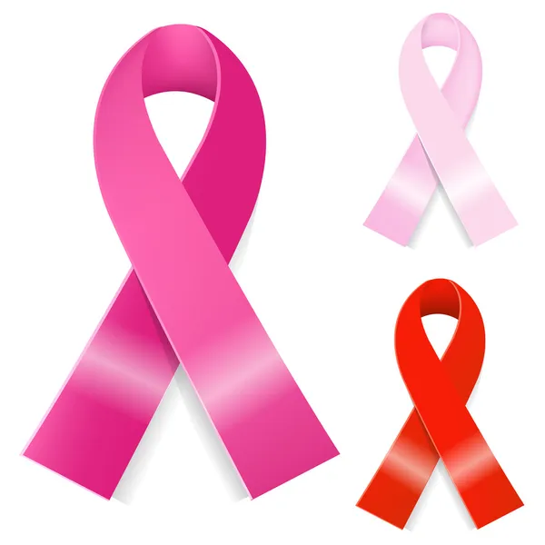 Bröstcancer Band — Stock vektor