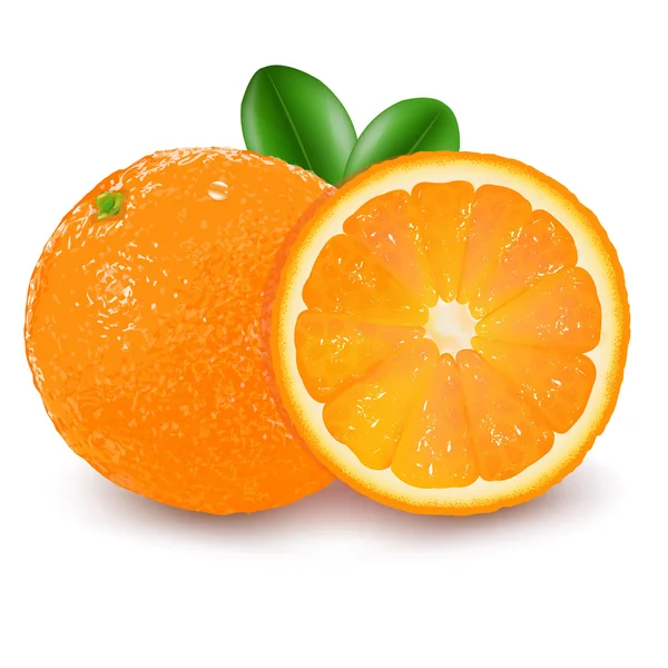 Оранжевий плід — стоковий вектор