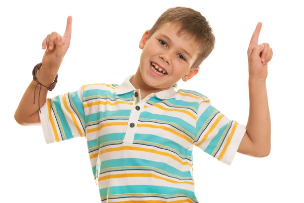 Smiling dancing kid — Stock Photo, Image