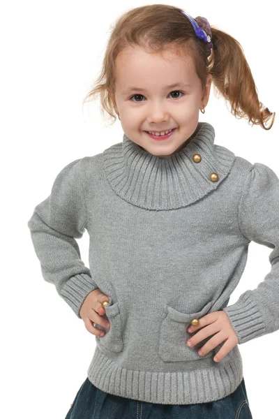 Pequena menina da moda — Fotografia de Stock