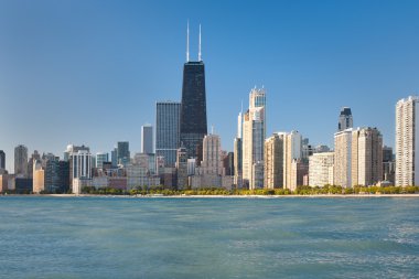 View of the Chicago clipart