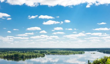 Dnipro river near Kaniv clipart