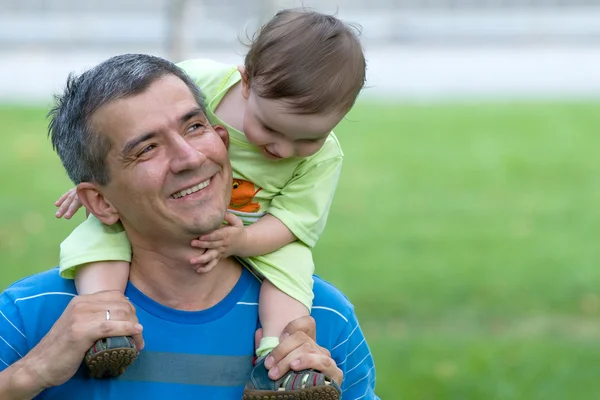 Father and his little son — Stock Photo, Image