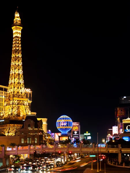 Vue de la nuit Las Vegas — Photo