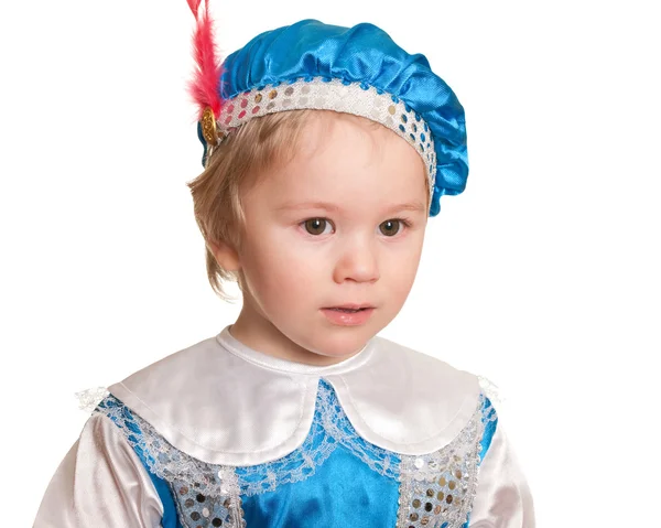 Criança como um pequeno príncipe — Fotografia de Stock
