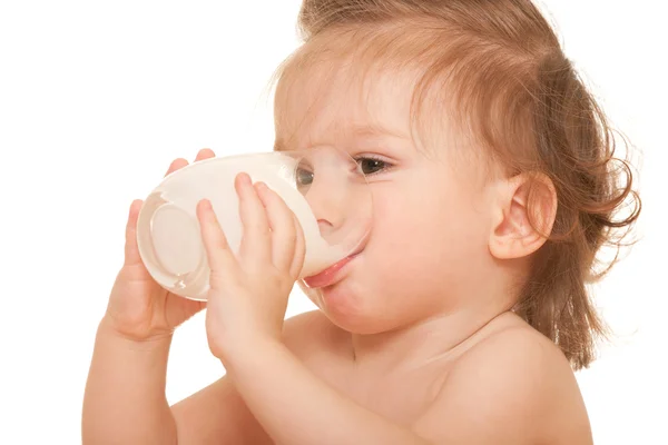Thirsty kid — Stock Photo, Image