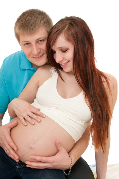 Couple expecting for the new life — Stock Photo, Image