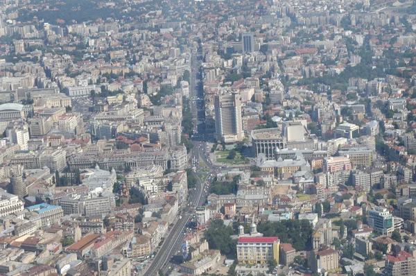 Bukarest, Luftaufnahme — Stockfoto