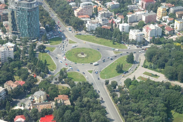 Bukurešť, letecký pohled — Stock fotografie