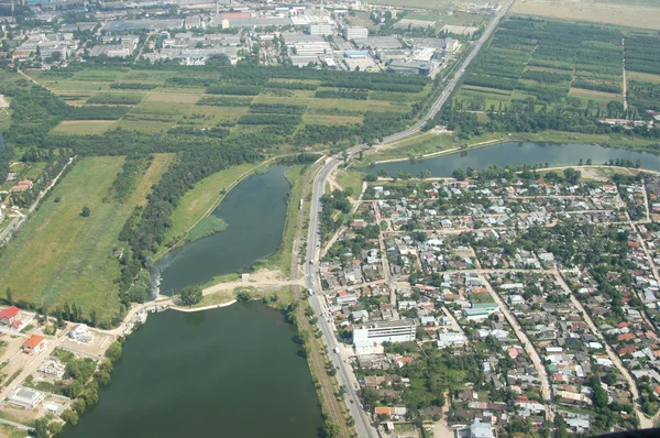 Бухарест, вид с воздуха Лицензионные Стоковые Изображения
