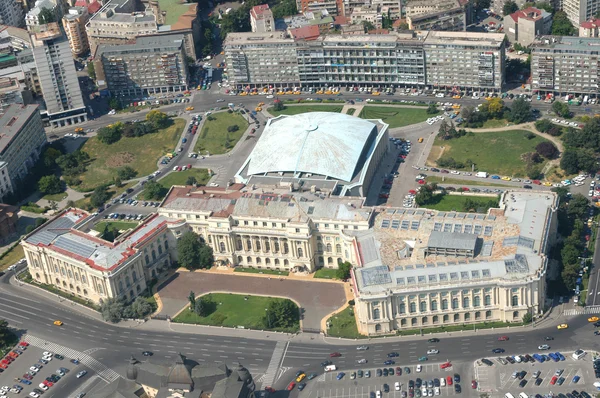 Bucareste, vista aérea Fotos De Bancos De Imagens Sem Royalties
