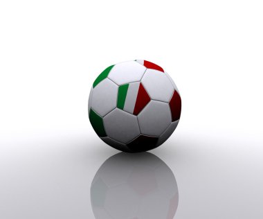 Italian soccer ball clipart