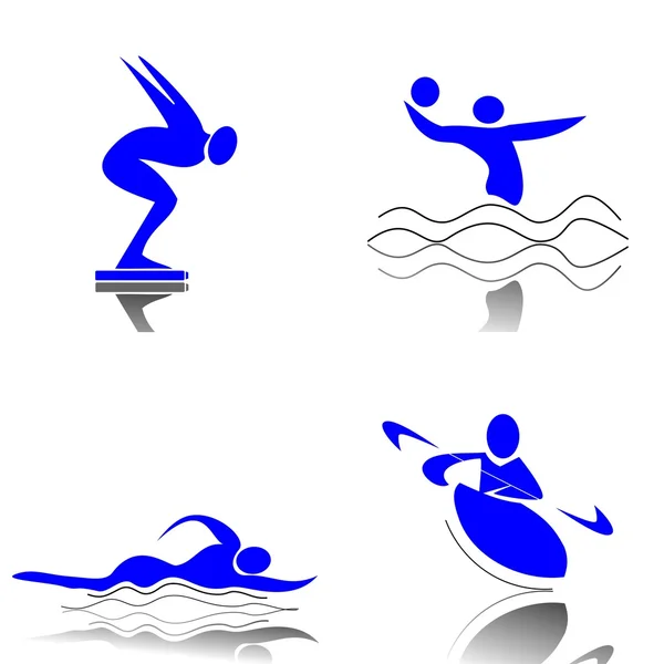 Water Sports — Stock Vector