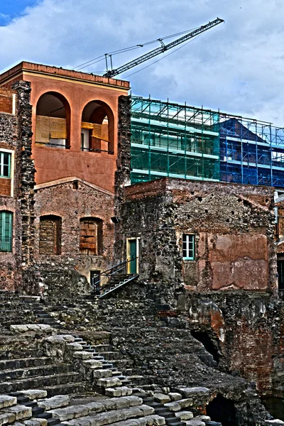 Römisches Theater von Catania, Sizilien — Stockfoto