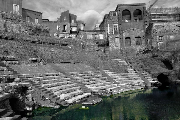 Teatro Romano di Catania — Foto Stock