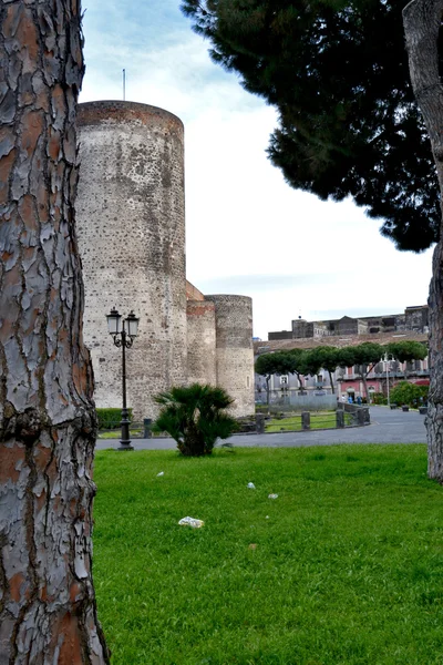 Ursino Castle z catania — Stock fotografie