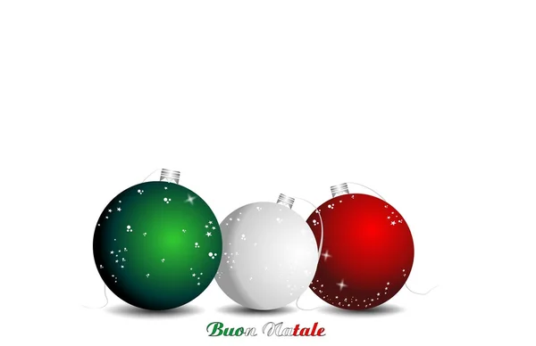 Vidám karácsony-Olaszország — Stock Vector